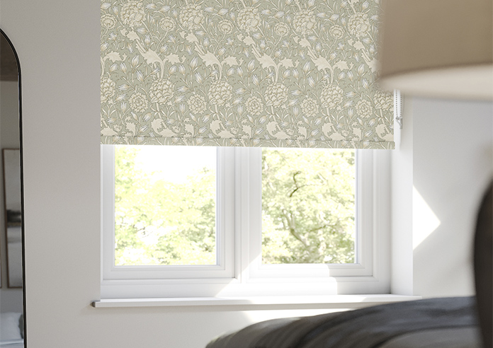 William Morris At Home Wild Tulip, Sage - Roller Blind - Image 5